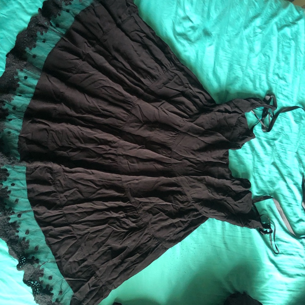 Forever 21 Black Backless Dress